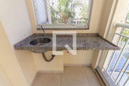 Varanda da Sala de apartamento para alugar com 1 quarto, 50m² em Tatuapé, São Paulo