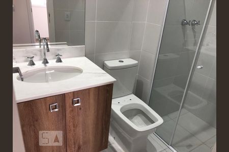 Apartamento para alugar com 56m², 2 quartos e 1 vagaDetalhe do Banheiro da Suite
