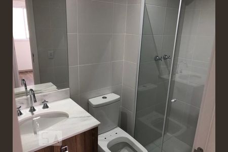 Apartamento para alugar com 56m², 2 quartos e 1 vagaDetalhe do Banheiro da Suite