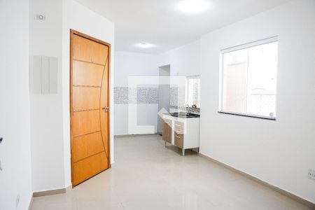 Sala - Cozinha de apartamento à venda com 2 quartos, 82m² em Campestre, Santo André