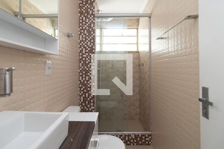 Banheiro de apartamento para alugar com 1 quarto, 48m² em Santa Tereza, Porto Alegre