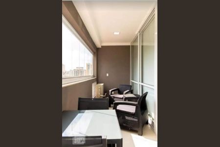 Varanda da Sala de apartamento à venda com 1 quarto, 43m² em Saúde, São Paulo