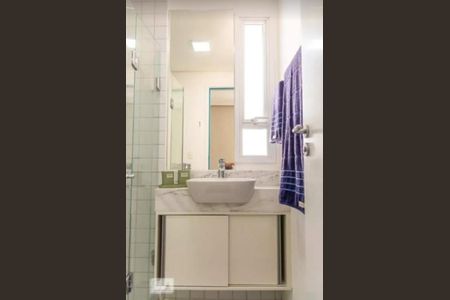 Banheiro da Suíte de apartamento à venda com 1 quarto, 43m² em Saúde, São Paulo