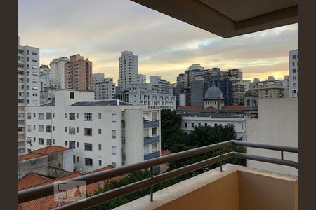 Varanda de apartamento à venda com 1 quarto, 44m² em Vila Buarque, São Paulo