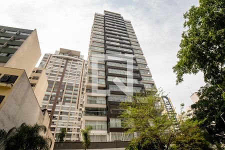 Apartamento para alugar com 36m², 1 quarto e 1 vaga Apartamento para alugar com 36m², 1 quarto e 1 vagaFachada