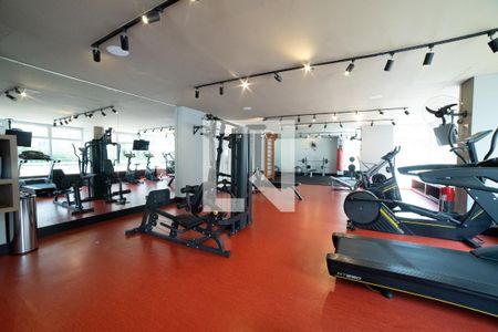 Apartamento para alugar com 36m², 1 quarto e 1 vaga Apartamento para alugar com 36m², 1 quarto e 1 vagaÁrea comum - Academia