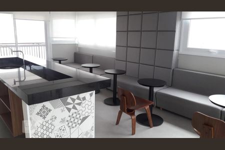 Studio à venda com 32m², 1 quarto e sem vagaÁrea Comum - Espaço Gourmet