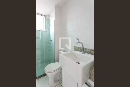 Banheiro da Suíte de apartamento à venda com 3 quartos, 94m² em Santa Amélia, Belo Horizonte