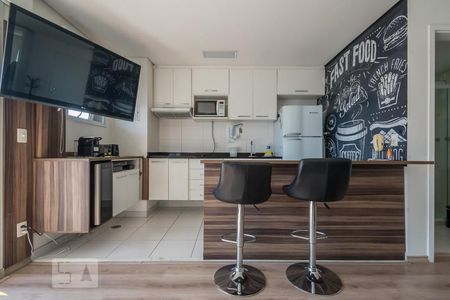 Cozinha de kitnet/studio para alugar com 1 quarto, 38m² em Brooklin Paulista, São Paulo