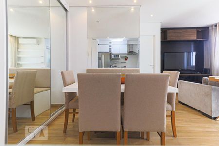 Sala de apartamento à venda com 1 quarto, 45m² em Campo Belo, São Paulo