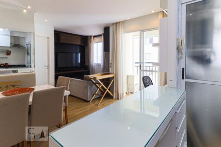 Cozinha de apartamento à venda com 1 quarto, 45m² em Campo Belo, São Paulo