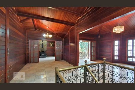 Sala Jantar / Sala Lareira de casa de condomínio para alugar com 3 quartos, 480m² em Vale do Sereno, Nova Lima