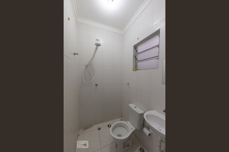 Banheiro Social de kitnet/studio para alugar com 1 quarto, 22m² em Maranhão, São Paulo
