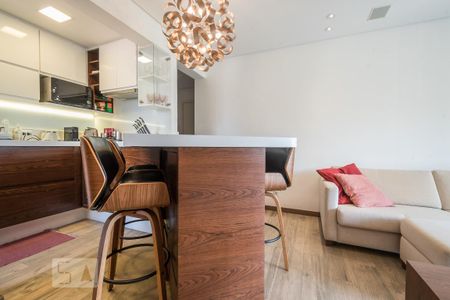 Sala de apartamento à venda com 1 quarto, 64m² em Brooklin Paulista, São Paulo
