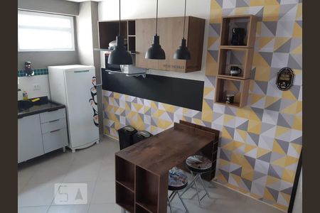 cozinha de kitnet/studio à venda com 1 quarto, 45m² em Centro, São Paulo