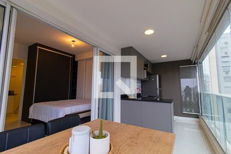 Apartamento para alugar com 44m², 1 quarto e 1 vaga Apartamento para alugar com 44m², 1 quarto e 1 vagaVaranda