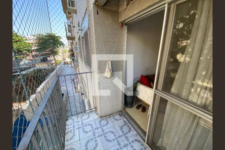 Varanda da Sala de apartamento à venda com 3 quartos, 71m² em Rocha, Rio de Janeiro