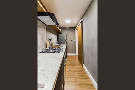 Cozinha de apartamento à venda com 1 quarto, 70m² em Centro Histórico, Porto Alegre