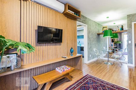 Sala de apartamento à venda com 1 quarto, 70m² em Centro Histórico, Porto Alegre