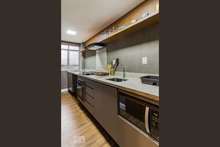 Cozinha de apartamento à venda com 1 quarto, 70m² em Centro Histórico, Porto Alegre