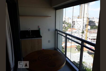 Studio - varanda de kitnet/studio para alugar com 1 quarto, 32m² em Sumarezinho, São Paulo