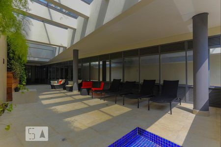 Studio para alugar com 32m², 1 quarto e sem vagaÁrea da piscina