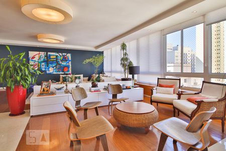 Sala  de apartamento à venda com 4 quartos, 277m² em Santa Cecília, São Paulo