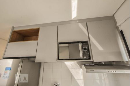 Cozinha de apartamento para alugar com 1 quarto, 17m² em Santo Amaro, São Paulo