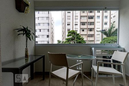 Varanda de kitnet/studio à venda com 1 quarto, 25m² em Vila Madalena, São Paulo