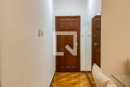 Hall de entrada de apartamento para alugar com 3 quartos, 86m² em Botafogo, Rio de Janeiro
