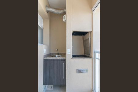 Detalhe da Churrasqueira de apartamento para alugar com 2 quartos, 57m² em Campestre, Santo André