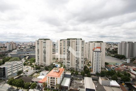 Vista da varanda de kitnet/studio para alugar com 1 quarto, 44m² em Centro, Santo André