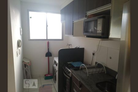 Cozinha de apartamento à venda com 2 quartos, 45m² em Vila Carminha, Campinas