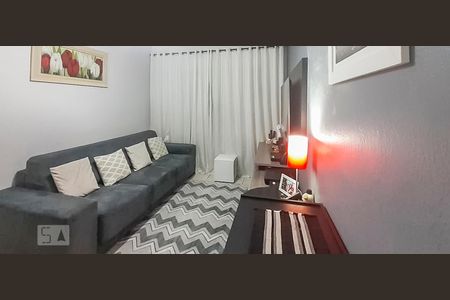 Sala de apartamento à venda com 3 quartos, 70m² em Campestre, Santo André