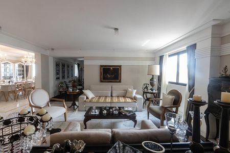 Sala de apartamento à venda com 4 quartos, 378m² em Jardim Anália Franco, São Paulo