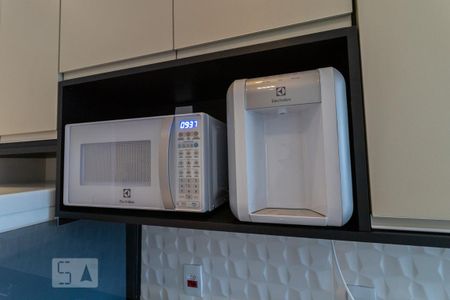 Detalhe da Cozinha de kitnet/studio para alugar com 1 quarto, 27m² em Bethaville I, Barueri