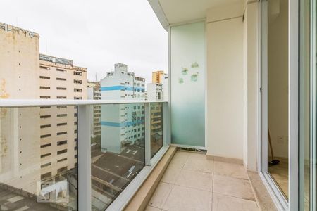 Varanda de kitnet/studio para alugar com 1 quarto, 22m² em Centro, São Paulo