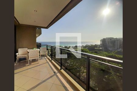 Varanda de apartamento para alugar com 1 quarto, 56m² em Barra da Tijuca, Rio de Janeiro