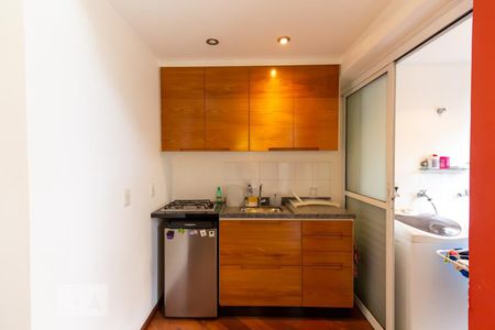 Cozinha de apartamento para alugar com 1 quarto, 49m² em Vila Andrade, São Paulo