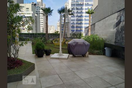 Studio à venda com 31m², 1 quarto e 1 vagaChurrasqueira