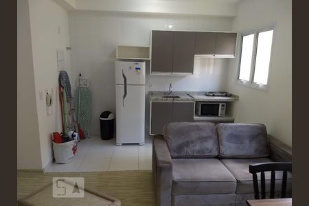 sala/Cozinha de kitnet/studio à venda com 1 quarto, 30m² em Santa Efigênia, São Paulo