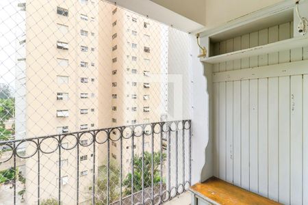 Varanda da Sala de apartamento para alugar com 2 quartos, 65m² em Brooklin Novo, São Paulo