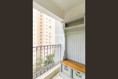 Varanda da Sala de apartamento para alugar com 2 quartos, 65m² em Brooklin Novo, São Paulo