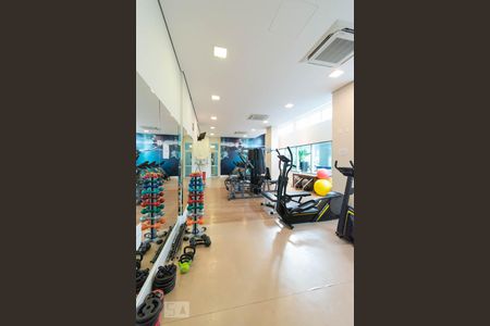 Apartamento para alugar com 39m², 1 quarto e 1 vaga Apartamento para alugar com 39m², 1 quarto e 1 vagaAcademia