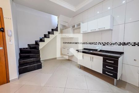 Sala e Cozinha de apartamento para alugar com 2 quartos, 100m² em Bangú, Santo André