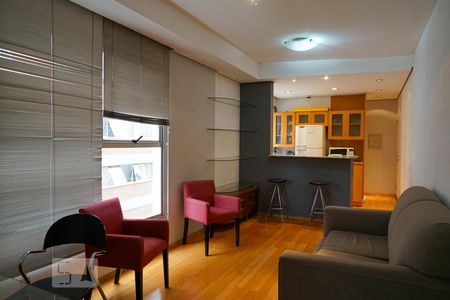 Sala de apartamento para alugar com 1 quarto, 42m² em Perdizes, São Paulo