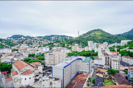 VIsta da Sala de apartamento para alugar com 3 quartos, 100m² em Rio Comprido, Rio de Janeiro