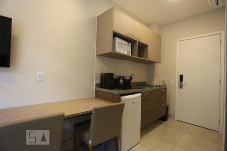 Cozinha de kitnet/studio à venda com 1 quarto, 20m² em Centro, São Paulo