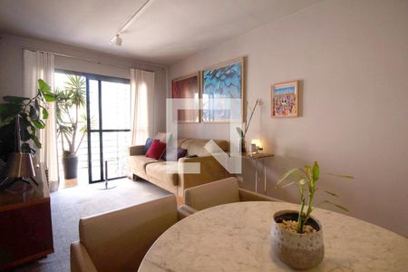 Sala de apartamento para alugar com 1 quarto, 45m² em Cerqueira César, São Paulo