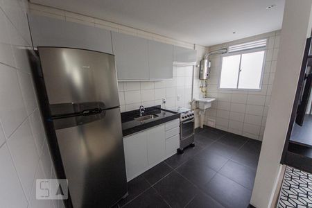 Cozinha de apartamento para alugar com 1 quarto, 52m² em Vila Rosa, Novo Hamburgo